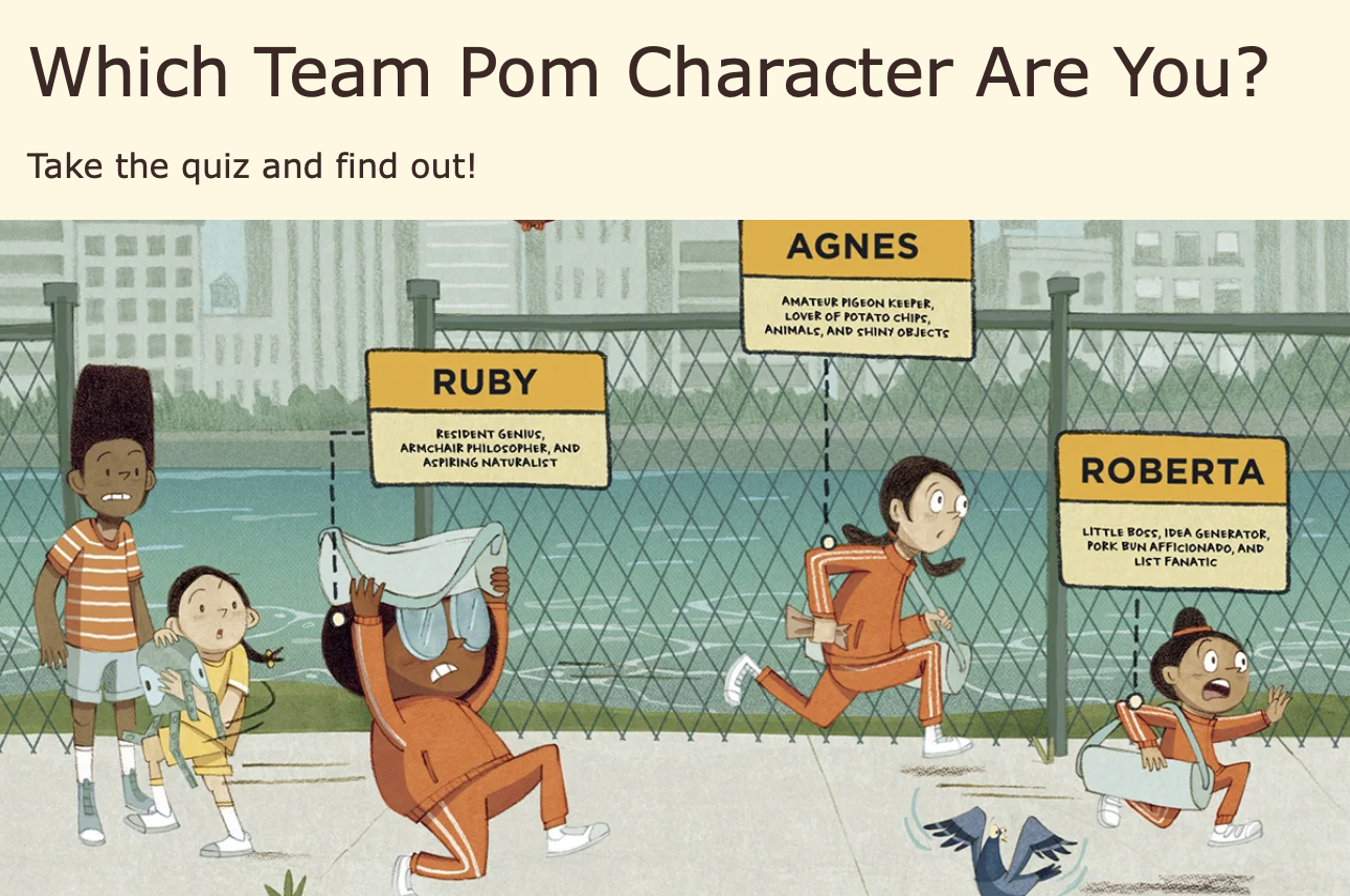 The Adventures of Team Pom: Which Member of Team Pom Are You? – Flying Eye  Books
