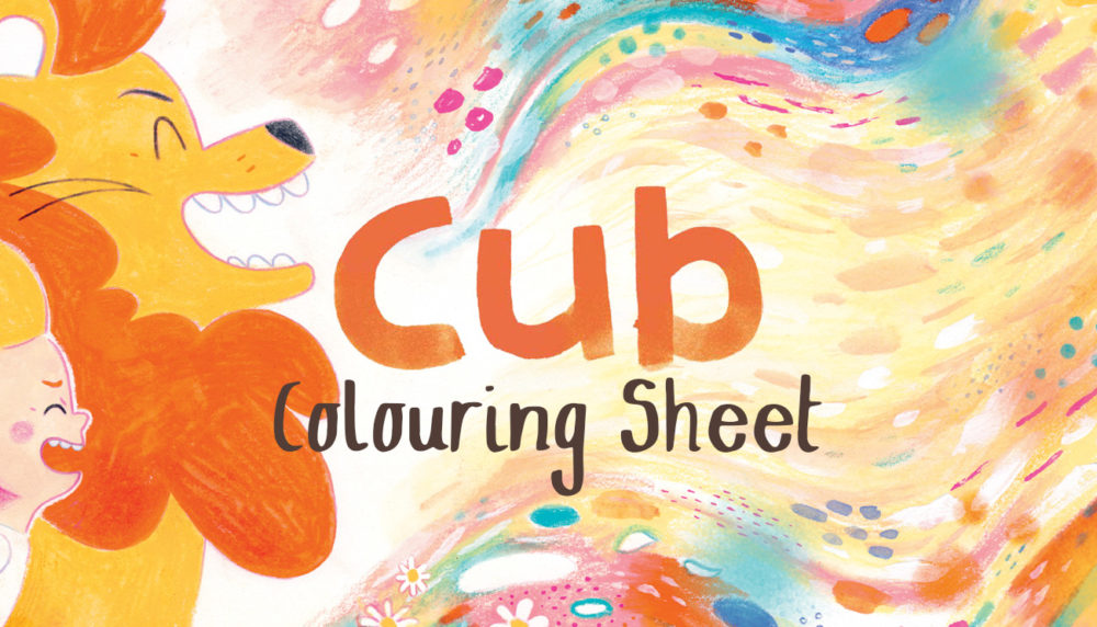 Cub Colouring Sheet