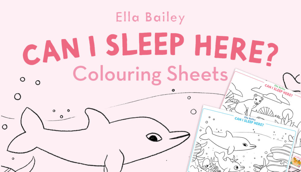 Can I Sleep Here? Colouring Sheets