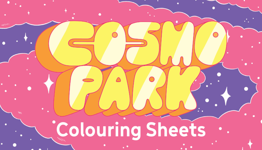 Cosmo Park Colouring Sheets