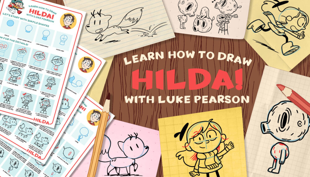 Learn how to draw Hilda with Luke Pearson!
